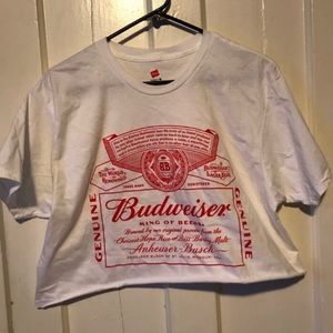 Budweiser crop top